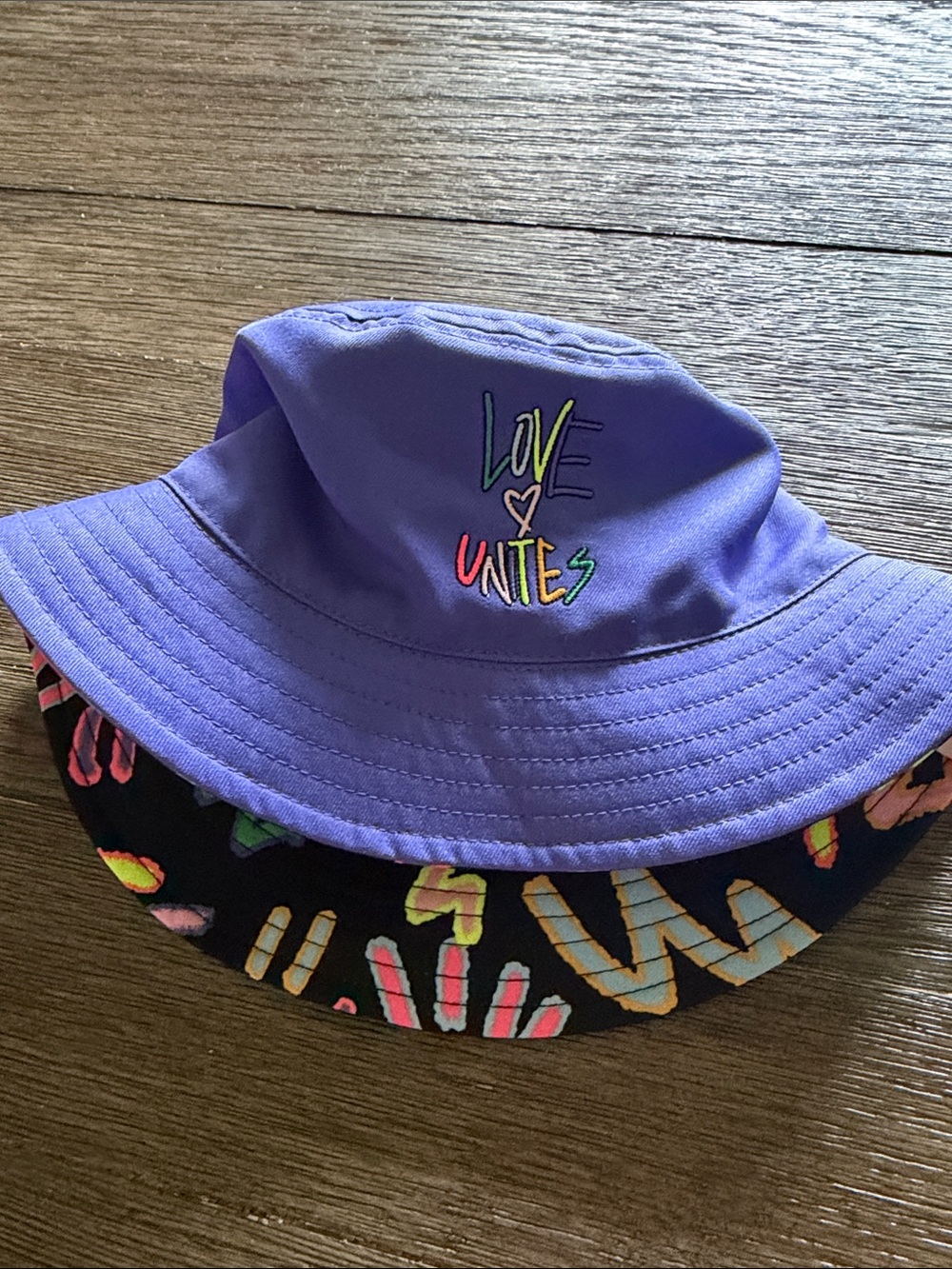 adidas Purple Reversible Kids Bucket Hat